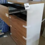 LOTE 209 - 01 ARMÁRIO COM 04 GAVETAS PARA PASTA SUSPENSA.(NO ESTADO EM QUE SE ENCONTRA. SUJEITO A AVARIAS OCULTAS/VISÍVEIS.)