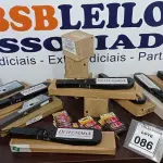 LOTE 086 - 07 DETECTORES DE METAL E 02 CAIXAS DE MARCADORES ADESIVOS. (NO ESTADO) ATENÇÃO! FAZER A VISITAÇÃO ANTES DE ARREMATAR, NÃO SABEMOS SE FUNCIONA, LEILÃO NÃO TEM GARANTIA E NEM DEVOLUÇÃO, SUJEITO A POSSÍVEIS AVARIAS VISÍVEIS/OCULTAS E/OU AUSÊNCIA DE COMPONENTES.