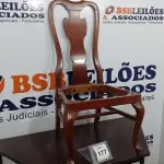 LOTE 177 - 01 CADEIRA DE JANTAR. (NO ESTADO EM QUE SE ENCONTRA. SUJEITO A AVARIAS OCULTAS/VISÍVEIS.)  BF8597E