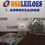 LOTE 206 - 02 PLACAS MÃE. (NO ESTADO) ATENÇÃO! FAZER A VISITAÇÃO ANTES DE ARREMATAR, NÃO SABEMOS SE FUNCIONA, LEILÃO NÃO TEM GARANTIA E NEM DEVOLUÇÃO, SUJEITO A POSSÍVEIS AVARIAS VISÍVEIS/OCULTAS E/OU AUSÊNCIA DE COMPONENTES.