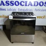 LOTE 200 -  01 FOGÃO BRASTEMP 05 BOCAS. BIVOLTS. (NO ESTADO EM QUE SE ENCONTRA. SUJEITO A AVARIAS OCULTAS/VISÍVEIS.)  BJ7374N