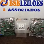 LOTE 206 - 02 PLACAS MÃE. (NO ESTADO) ATENÇÃO! FAZER A VISITAÇÃO ANTES DE ARREMATAR, NÃO SABEMOS SE FUNCIONA, LEILÃO NÃO TEM GARANTIA E NEM DEVOLUÇÃO, SUJEITO A POSSÍVEIS AVARIAS VISÍVEIS/OCULTAS E/OU AUSÊNCIA DE COMPONENTES.