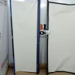 LOTE 082 - 02 TELAS DE PROJEÇÃO RETRÁTIL. (NO ESTADO) ATENÇÃO! FAZER A VISITAÇÃO ANTES DE ARREMATAR, NÃO SABEMOS SE FUNCIONA, LEILÃO NÃO TEM GARANTIA E NEM DEVOLUÇÃO, SUJEITO A POSSÍVEIS AVARIAS VISÍVEIS/OCULTAS E/OU AUSÊNCIA DE COMPONENTES.