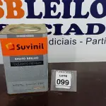 LOTE 099 - 01 LATA DE TEXTURATTO PREMIUM 26KG NA COR PALHA MARCA SUVINIL. (NO ESTADO) ATENÇÃO! FAZER A VISITAÇÃO ANTES DE ARREMATAR, NÃO SABEMOS SE FUNCIONA, LEILÃO NÃO TEM GARANTIA E NEM DEVOLUÇÃO, SUJEITO A POSSÍVEIS AVARIAS VISÍVEIS/OCULTAS E/OU AUSÊNCIA DE COMPONENTES.