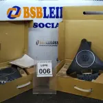 LOTE 006 - 02 ESTAÇOES DE AUDIOCONFERÊNCIA MARCA POLYCOM SOUNDSTATIOM. (NO ESTADO) ATENÇÃO! FAZER A VISITAÇÃO ANTES DE ARREMATAR, NÃO SABEMOS SE FUNCIONA, LEILÃO NÃO TEM GARANTIA E NEM DEVOLUÇÃO, SUJEITO A POSSÍVEIS AVARIAS VISÍVEIS/OCULTAS E/OU AUSÊNCIA DE COMPONENTES.