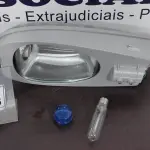 LOTE 146 - 01 LUMINÁRIA DE POSTE. (NO ESTADO) ATENÇÃO! FAZER A VISITAÇÃO ANTES DE ARREMATAR, NÃO SABEMOS SE FUNCIONA, LEILÃO NÃO TEM GARANTIA E NEM DEVOLUÇÃO, SUJEITO A POSSÍVEIS AVARIAS VISÍVEIS/OCULTAS E/OU AUSÊNCIA DE COMPONENTES.