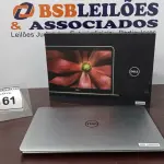LOTE 161 - 01 DELL, COMPUTER, XPS15-8947 SLV, XPS SEM HD.  (NO ESTADO EM QUE SE ENCONTRA. SUJEITO A AVARIAS OCULTAS/VISÍVEIS.) AV9448G