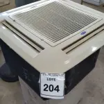 LOTE 204 - 01 EVAPORADORA DE TETO CARRIER.  (NO ESTADO EM QUE SE ENCONTRA. SUJEITO A AVARIAS OCULTAS/VISÍVEIS.) BH1440K