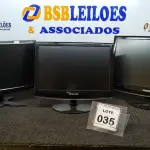 LOTE 035 - 03 MONITORES LCD DE MARCAS E MODELOS VARIADOS. (NO ESTADO) ATENÇÃO! FAZER A VISITAÇÃO ANTES DE ARREMATAR, NÃO SABEMOS SE FUNCIONA, LEILÃO NÃO TEM GARANTIA E NEM DEVOLUÇÃO, SUJEITO A POSSÍVEIS AVARIAS VISÍVEIS/OCULTAS E/OU AUSÊNCIA DE COMPONENTES.
