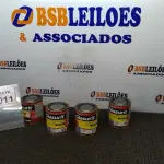LOTE 011 - 04 LATAS DE ESMALTE SINTÉTICO DE 900ML CORES VARIADAS MARCA GLASURIT. (NO ESTADO) ATENÇÃO! FAZER A VISITAÇÃO ANTES DE ARREMATAR, NÃO SABEMOS SE FUNCIONA, LEILÃO NÃO TEM GARANTIA E NEM DEVOLUÇÃO, SUJEITO A POSSÍVEIS AVARIAS VISÍVEIS/OCULTAS E/OU AUSÊNCIA DE COMPONENTES.