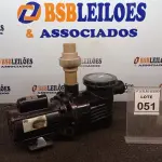 LOTE 051 - 01 BOMBA COM PRÉ FILTRO DE PISCINA. (NO ESTADO) ATENÇÃO! FAZER A VISITAÇÃO ANTES DE ARREMATAR, NÃO SABEMOS SE FUNCIONA, LEILÃO NÃO TEM GARANTIA E NEM DEVOLUÇÃO, SUJEITO A POSSÍVEIS AVARIAS VISÍVEIS/OCULTAS E/OU AUSÊNCIA DE COMPONENTES.