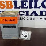 LOTE 099 - 01 LATA DE TEXTURATTO PREMIUM 26KG NA COR PALHA MARCA SUVINIL. (NO ESTADO) ATENÇÃO! FAZER A VISITAÇÃO ANTES DE ARREMATAR, NÃO SABEMOS SE FUNCIONA, LEILÃO NÃO TEM GARANTIA E NEM DEVOLUÇÃO, SUJEITO A POSSÍVEIS AVARIAS VISÍVEIS/OCULTAS E/OU AUSÊNCIA DE COMPONENTES.