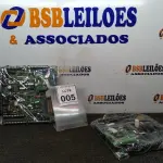 LOTE 005 - 02 PLACAS MÃE. (NO ESTADO) ATENÇÃO! FAZER A VISITAÇÃO ANTES DE ARREMATAR, NÃO SABEMOS SE FUNCIONA, LEILÃO NÃO TEM GARANTIA E NEM DEVOLUÇÃO, SUJEITO A POSSÍVEIS AVARIAS VISÍVEIS/OCULTAS E/OU AUSÊNCIA DE COMPONENTES.