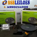 LOTE 024 - 02 APARELHOS DE AUDIOCONFERÊNCIA MARCA INTELBRAS. (NO ESTADO) ATENÇÃO! FAZER A VISITAÇÃO ANTES DE ARREMATAR, NÃO SABEMOS SE FUNCIONA, LEILÃO NÃO TEM GARANTIA E NEM DEVOLUÇÃO, SUJEITO A POSSÍVEIS AVARIAS VISÍVEIS/OCULTAS E/OU AUSÊNCIA DE COMPONENTES.