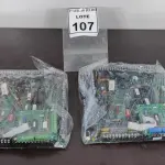 LOTE 107 - 02 PLACAS MÃE. (NO ESTADO) ATENÇÃO! FAZER A VISITAÇÃO ANTES DE ARREMATAR, NÃO SABEMOS SE FUNCIONA, LEILÃO NÃO TEM GARANTIA E NEM DEVOLUÇÃO, SUJEITO A POSSÍVEIS AVARIAS VISÍVEIS/OCULTAS E/OU AUSÊNCIA DE COMPONENTES.