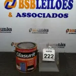 LOTE 222 - 01 LATA DE ESMALTE SINTÉTICO COM 3,6L NA COR BRILHANTE MARFIM MARCA GLASURIT. (NO ESTADO) ATENÇÃO! FAZER A VISITAÇÃO ANTES DE ARREMATAR, NÃO SABEMOS SE FUNCIONA, LEILÃO NÃO TEM GARANTIA E NEM DEVOLUÇÃO, SUJEITO A POSSÍVEIS AVARIAS VISÍVEIS/OCULTAS E/OU AUSÊNCIA DE COMPONENTES.