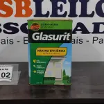 LOTE 102 - 01 LATA DE ACRÍLICO FOSCO 18L NA COR FOSCO BRANCO NEVE MARCA GLASURIT. (NO ESTADO) ATENÇÃO! FAZER A VISITAÇÃO ANTES DE ARREMATAR, NÃO SABEMOS SE FUNCIONA, LEILÃO NÃO TEM GARANTIA E NEM DEVOLUÇÃO, SUJEITO A POSSÍVEIS AVARIAS VISÍVEIS/OCULTAS E/OU AUSÊNCIA DE COMPONENTES.