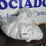 LOTE 238 - 01 SACO COM CORTINAS.  (NO ESTADO EM QUE SE ENCONTRA. SUJEITO A AVARIAS OCULTAS/VISÍVEIS.)