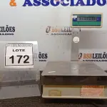 LOTE 172 - 01 BALANÇA MAX 6KG. (NO ESTADO) ATENÇÃO! FAZER A VISITAÇÃO ANTES DE ARREMATAR, NÃO SABEMOS SE FUNCIONA, LEILÃO NÃO TEM GARANTIA E NEM DEVOLUÇÃO, SUJEITO A POSSÍVEIS AVARIAS VISÍVEIS/OCULTAS E/OU AUSÊNCIA DE COMPONENTES.