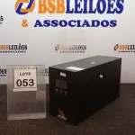 LOTE 053 - 01 NOBREAK MARCA LACERDA. (NO ESTADO) ATENÇÃO! FAZER A VISITAÇÃO ANTES DE ARREMATAR, NÃO SABEMOS SE FUNCIONA, LEILÃO NÃO TEM GARANTIA E NEM DEVOLUÇÃO, SUJEITO A POSSÍVEIS AVARIAS VISÍVEIS/OCULTAS E/OU AUSÊNCIA DE COMPONENTES.