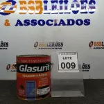LOTE 009 - 01 LATA DE ESMALTE SINTÉTICO COM 3,6L NA COR BRILHANTE ALUMÍNIO MARCA GLASURIT. (NO ESTADO) ATENÇÃO! FAZER A VISITAÇÃO ANTES DE ARREMATAR, NÃO SABEMOS SE FUNCIONA, LEILÃO NÃO TEM GARANTIA E NEM DEVOLUÇÃO, SUJEITO A POSSÍVEIS AVARIAS VISÍVEIS/OCULTAS E/OU AUSÊNCIA DE COMPONENTES.