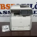 LOTE 039 - 01 IMPRESSORA MULTIFUNCIONAL MODELO SP4510SF MARCA RICOH. (NO ESTADO) ATENÇÃO! FAZER A VISITAÇÃO ANTES DE ARREMATAR, NÃO SABEMOS SE FUNCIONA, LEILÃO NÃO TEM GARANTIA E NEM DEVOLUÇÃO, SUJEITO A POSSÍVEIS AVARIAS VISÍVEIS/OCULTAS E/OU AUSÊNCIA DE COMPONENTES.