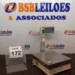 LOTE 172 - 01 BALANÇA MAX 6KG. (NO ESTADO) ATENÇÃO! FAZER A VISITAÇÃO ANTES DE ARREMATAR, NÃO SABEMOS SE FUNCIONA, LEILÃO NÃO TEM GARANTIA E NEM DEVOLUÇÃO, SUJEITO A POSSÍVEIS AVARIAS VISÍVEIS/OCULTAS E/OU AUSÊNCIA DE COMPONENTES.