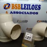 LOTE 221 - 01 TÊ DE ESGOTO DN 200MM E 01 JOELHO ESGOTO DN 200MM. (NO ESTADO) ATENÇÃO! FAZER A VISITAÇÃO ANTES DE ARREMATAR, NÃO SABEMOS SE FUNCIONA. LEILÃO NÃO TEM GARANTIA E NEM DEVOLUÇÃO, SUJEITO A POSSÍVEIS AVARIAS VISÍVEIS/OCULTAS E/OU AUSÊNCIA DE COMPONENTES.