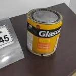 LOTE 145 - 01 LATA DE TINTA ACRÍLICA 3,6L NA COR FOSCO CAMURÇA MARCA GLASURIT. (NO ESTADO) ATENÇÃO! FAZER A VISITAÇÃO ANTES DE ARREMATAR, NÃO SABEMOS SE FUNCIONA, LEILÃO NÃO TEM GARANTIA E NEM DEVOLUÇÃO, SUJEITO A POSSÍVEIS AVARIAS VISÍVEIS/OCULTAS E/OU AUSÊNCIA DE COMPONENTES.