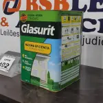 LOTE 102 - 01 LATA DE ACRÍLICO FOSCO 18L NA COR FOSCO BRANCO NEVE MARCA GLASURIT. (NO ESTADO) ATENÇÃO! FAZER A VISITAÇÃO ANTES DE ARREMATAR, NÃO SABEMOS SE FUNCIONA, LEILÃO NÃO TEM GARANTIA E NEM DEVOLUÇÃO, SUJEITO A POSSÍVEIS AVARIAS VISÍVEIS/OCULTAS E/OU AUSÊNCIA DE COMPONENTES.