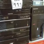 LOTE 111 - 06 CPU’S DE MARCAS E MODELOS DIVERSOS. (NO ESTADO) ATENÇÃO! FAZER A VISITAÇÃO ANTES DE ARREMATAR, NÃO SABEMOS SE FUNCIONA, LEILÃO NÃO TEM GARANTIA E NEM DEVOLUÇÃO, SUJEITO A POSSÍVEIS AVARIAS VISÍVEIS/OCULTAS E/OU AUSÊNCIA DE COMPONENTES.