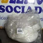 LOTE 220 -  01 SACO COM CORTINAS. (NO ESTADO EM QUE SE ENCONTRA. SUJEITO A AVARIAS OCULTAS/VISÍVEIS.)  