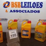 LOTE 155 - 04 GALÕES DE ADITIVO PLASTIFICANTE PARA ARGAMASSA DE ASSENTAMENTO E REBOCO DE 3,6LTS CADA MARCA SIKA. (NO ESTADO) ATENÇÃO! FAZER A VISITAÇÃO ANTES DE ARREMATAR, NÃO SABEMOS SE FUNCIONA, LEILÃO NÃO TEM GARANTIA E NEM DEVOLUÇÃO, SUJEITO A POSSÍVEIS AVARIAS VISÍVEIS/OCULTAS E/OU AUSÊNCIA DE COMPONENTES.