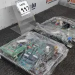 LOTE 117 - 02 PLACAS MÃE. (NO ESTADO) ATENÇÃO! FAZER A VISITAÇÃO ANTES DE ARREMATAR, NÃO SABEMOS SE FUNCIONA, LEILÃO NÃO TEM GARANTIA E NEM DEVOLUÇÃO, SUJEITO A POSSÍVEIS AVARIAS VISÍVEIS/OCULTAS E/OU AUSÊNCIA DE COMPONENTES.