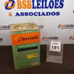 LOTE 181 - 01 LATA DE TEXTURATTO PREMIUM 26KG COR EFEITO GRANULADO PALHA MARCA SUVINIL. (NO ESTADO) ATENÇÃO! FAZER A VISITAÇÃO ANTES DE ARREMATAR, NÃO SABEMOS SE FUNCIONA, LEILÃO NÃO TEM GARANTIA E NEM DEVOLUÇÃO, SUJEITO A POSSÍVEIS AVARIAS VISÍVEIS/OCULTAS E/OU AUSÊNCIA DE COMPONENTES.
