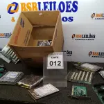 LOTE 012 - 01 LOTE COM VÁRIAS PLACAS MÃE E HD DE SERVIDOR. (NO ESTADO) ATENÇÃO! FAZER A VISITAÇÃO ANTES DE ARREMATAR, NÃO SABEMOS SE FUNCIONA, LEILÃO NÃO TEM GARANTIA E NEM DEVOLUÇÃO, SUJEITO A POSSÍVEIS AVARIAS VISÍVEIS/OCULTAS E/OU AUSÊNCIA DE COMPONENTES.