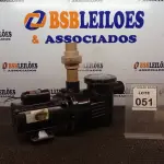 LOTE 051 - 01 BOMBA COM PRÉ FILTRO DE PISCINA. (NO ESTADO) ATENÇÃO! FAZER A VISITAÇÃO ANTES DE ARREMATAR, NÃO SABEMOS SE FUNCIONA, LEILÃO NÃO TEM GARANTIA E NEM DEVOLUÇÃO, SUJEITO A POSSÍVEIS AVARIAS VISÍVEIS/OCULTAS E/OU AUSÊNCIA DE COMPONENTES.