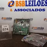 LOTE 074 - 02 PLACAS MÃE. (NO ESTADO) ATENÇÃO! FAZER A VISITAÇÃO ANTES DE ARREMATAR, NÃO SABEMOS SE FUNCIONA, LEILÃO NÃO TEM GARANTIA E NEM DEVOLUÇÃO, SUJEITO A POSSÍVEIS AVARIAS VISÍVEIS/OCULTAS E/OU AUSÊNCIA DE COMPONENTES.