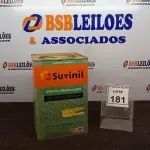 LOTE 181 - 01 LATA DE TEXTURATTO PREMIUM 26KG COR EFEITO GRANULADO PALHA MARCA SUVINIL. (NO ESTADO) ATENÇÃO! FAZER A VISITAÇÃO ANTES DE ARREMATAR, NÃO SABEMOS SE FUNCIONA, LEILÃO NÃO TEM GARANTIA E NEM DEVOLUÇÃO, SUJEITO A POSSÍVEIS AVARIAS VISÍVEIS/OCULTAS E/OU AUSÊNCIA DE COMPONENTES.