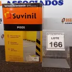 LOTE 166 - 01 LATA DE TINTA PARA PISOS 18L NA COR FOSCO CONCRETO MARCA SUVINIL. (NO ESTADO) ATENÇÃO! FAZER A VISITAÇÃO ANTES DE ARREMATAR, NÃO SABEMOS SE FUNCIONA, LEILÃO NÃO TEM GARANTIA E NEM DEVOLUÇÃO, SUJEITO A POSSÍVEIS AVARIAS VISÍVEIS/OCULTAS E/OU AUSÊNCIA DE COMPONENTES.