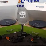 LOTE 061 - 02 APARELHOS DE AUDIOCONFERÊNCIA MARCA INTELBRAS. (NO ESTADO) ATENÇÃO! FAZER A VISITAÇÃO ANTES DE ARREMATAR, NÃO SABEMOS SE FUNCIONA, LEILÃO NÃO TEM GARANTIA E NEM DEVOLUÇÃO, SUJEITO A POSSÍVEIS AVARIAS VISÍVEIS/OCULTAS E/OU AUSÊNCIA DE COMPONENTES.