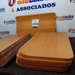 LOTE 409 - 20 PLACAS DE MADEIRAS. (NO ESTADO) ATENÇÃO! FAZER A VISITAÇÃO ANTES DE ARREMATAR, NÃO SABEMOS SE FUNCIONA, LEILÃO NÃO TEM GARANTIA E NEM DEVOLUÇÃO, SUJEITO A POSSÍVEIS AVARIAS VISÍVEIS/OCULTAS E/OU AUSÊNCIA DE COMPONENTES.