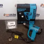 LOTE 140 - SOPRADOR TÉRMICO 220V DUAS VELOCIDADES 1BICO 2000W (NO ESTADO) ATENÇÃO! FAZER A VISITAÇÃO ANTES DE ARREMATAR, NÃO SABEMOS SE FUNCIONA, LEILÃO NÃO TEM GARANTIA E NEM DEVOLUÇÃO, SUJEITO A POSSÍVEIS AVARIAS VISÍVEIS/OCULTAS E/OU AUSÊNCIA DE COMPONENTES.
