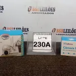 LOTE 230 - 1 CÂMERA INTERNA E 1 CÂMERA EXTERNA IP WI-FI APPS YOOSEE (NO ESTADO) ATENÇÃO! FAZER A VISITAÇÃO ANTES DE ARREMATAR, NÃO SABEMOS SE FUNCIONA, LEILÃO NÃO TEM GARANTIA E NEM DEVOLUÇÃO, SUJEITO A POSSÍVEIS AVARIAS VISÍVEIS/OCULTAS E/OU AUSÊNCIA DE COMPONENTES.