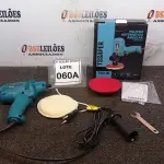 LOTE 060 - POLITRIZ AUTOMOTIVA ANGULAR  700W 6VELOCIDADES 600-4000RPM 220V COM PUNHO, CHAVE, DISCO E BOINA DE LÃ (NO ESTADO) ATENÇÃO! FAZER A VISITAÇÃO ANTES DE ARREMATAR, NÃO SABEMOS SE FUNCIONA, LEILÃO NÃO TEM GARANTIA E NEM DEVOLUÇÃO, SUJEITO A POSSÍVEIS AVARIAS VISÍVEIS/OCULTAS E/OU AUSÊNCIA DE COMPONENTES.
