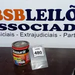 LOTE 480 - 01 LATA DE ESMALTE SINTÉTICO COM 3,6L NA COR BRILHANTE VERDE PRIMAVERA MARCA GLASURIT. (NO ESTADO) ATENÇÃO! FAZER A VISITAÇÃO ANTES DE ARREMATAR, NÃO SABEMOS SE FUNCIONA, LEILÃO NÃO TEM GARANTIA E NEM DEVOLUÇÃO, SUJEITO A POSSÍVEIS AVARIAS VISÍVEIS/OCULTAS E/OU AUSÊNCIA DE COMPONENTES.