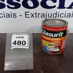 LOTE 480 - 01 LATA DE ESMALTE SINTÉTICO COM 3,6L NA COR BRILHANTE VERDE PRIMAVERA MARCA GLASURIT. (NO ESTADO) ATENÇÃO! FAZER A VISITAÇÃO ANTES DE ARREMATAR, NÃO SABEMOS SE FUNCIONA, LEILÃO NÃO TEM GARANTIA E NEM DEVOLUÇÃO, SUJEITO A POSSÍVEIS AVARIAS VISÍVEIS/OCULTAS E/OU AUSÊNCIA DE COMPONENTES.