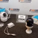 LOTE 230 - 1 CÂMERA INTERNA E 1 CÂMERA EXTERNA IP WI-FI APPS YOOSEE (NO ESTADO) ATENÇÃO! FAZER A VISITAÇÃO ANTES DE ARREMATAR, NÃO SABEMOS SE FUNCIONA, LEILÃO NÃO TEM GARANTIA E NEM DEVOLUÇÃO, SUJEITO A POSSÍVEIS AVARIAS VISÍVEIS/OCULTAS E/OU AUSÊNCIA DE COMPONENTES.