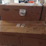 LOTE 285 - 01 AR CONDICIONADO 9.000BTUS MARCA ELGIN.(LACRADO) (NO ESTADO) ATENÇÃO! FAZER A VISITAÇÃO ANTES DE ARREMATAR, NÃO SABEMOS SE FUNCIONA, LEILÃO NÃO TEM GARANTIA E NEM DEVOLUÇÃO, SUJEITO A POSSÍVEIS AVARIAS VISÍVEIS/OCULTAS E/OU AUSÊNCIA DE COMPONENTES.