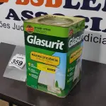 LOTE 359 - 01 LATA DE ACRÍLICO FOSCO 18L NA COR FOSCO BRANCO NEVE MARCA GLASURIT. (NO ESTADO) ATENÇÃO! FAZER A VISITAÇÃO ANTES DE ARREMATAR, NÃO SABEMOS SE FUNCIONA, LEILÃO NÃO TEM GARANTIA E NEM DEVOLUÇÃO, SUJEITO A POSSÍVEIS AVARIAS VISÍVEIS/OCULTAS E/OU AUSÊNCIA DE COMPONENTES.